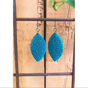 Boho Teal Earrings